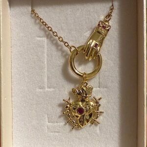 Gold Heart Pendant Necklace